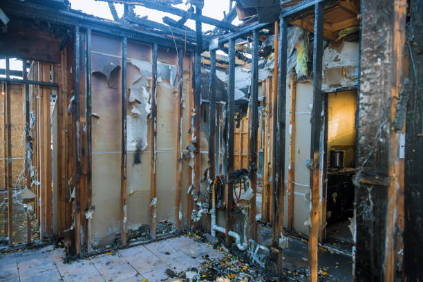 Professional Fire Damage Assessment technician working in Eaton Estates, OH